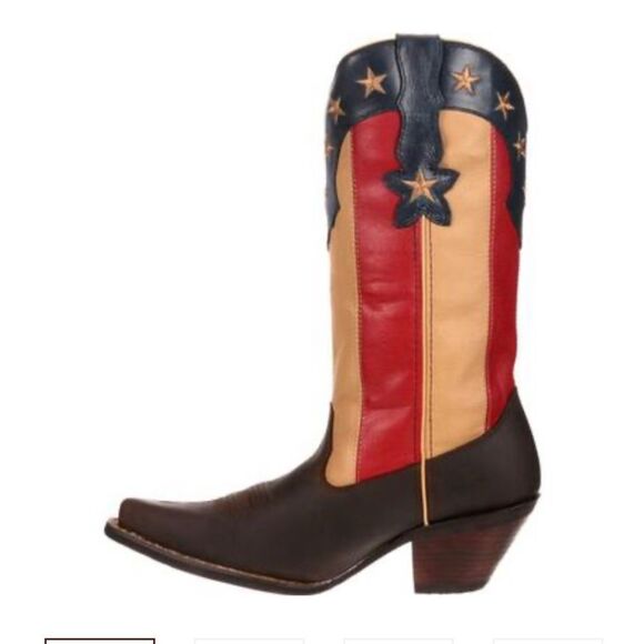 Crush by Durango Women's Stars and Stripes Flag Western Boot - Picture 11 of 13